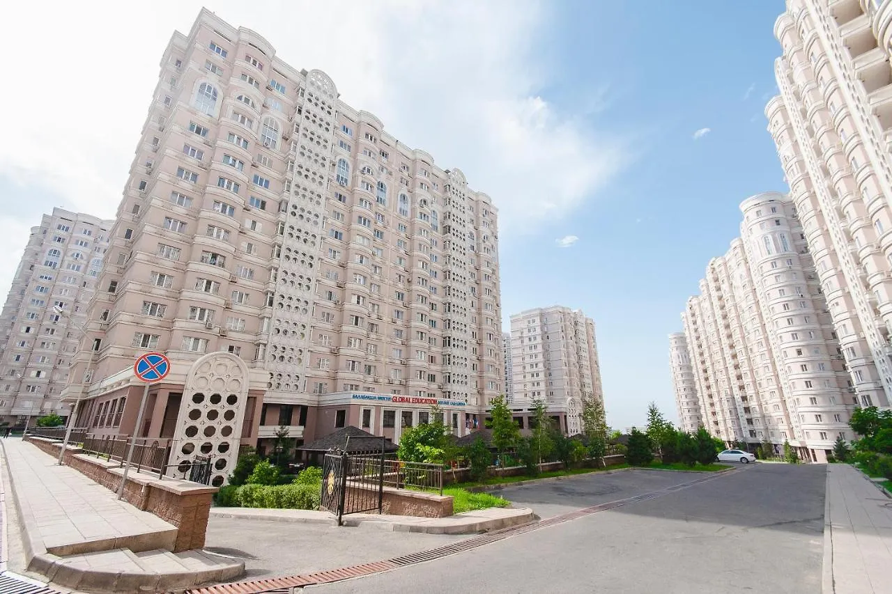 Apartment Razmestim В Жк Шахристан На 15 Этаже Almaty